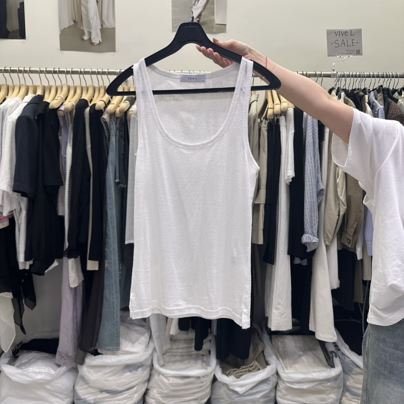 VIVEL韓國㊣直郵東大門代購女裝新品推薦時尚熱賣休閑吊帶背心VIVEL吊帶/背心圖色1