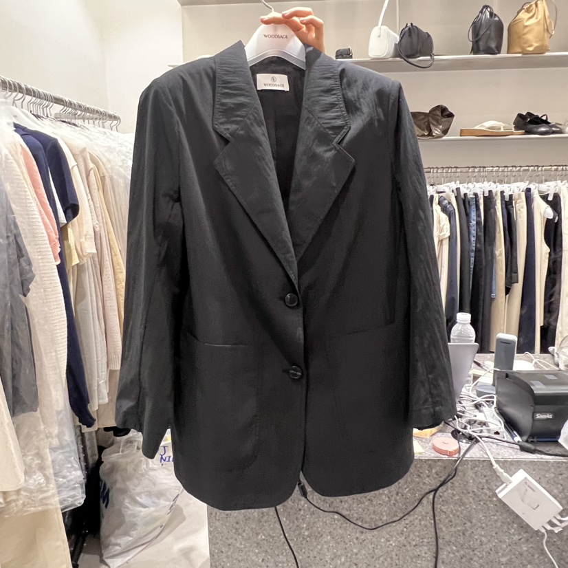 WOOD SAGE韓國直郵㊣東大門實拍女裝新品時尚25春夏休閑夾克WOOD SAGE夾克圖色2