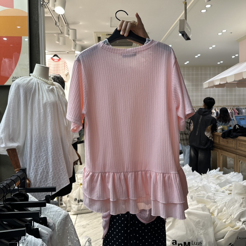 RUNWAY-런웨이韓國直郵㊣東大門實拍女裝新款熱賣人氣休閑T恤RUNWAYT恤