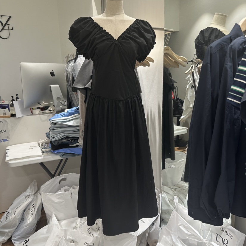 DOUZE韓國㊣直郵東大門代購女裝新款推薦時尚25春夏休閑連衣裙DOUZE連衣裙圖色3