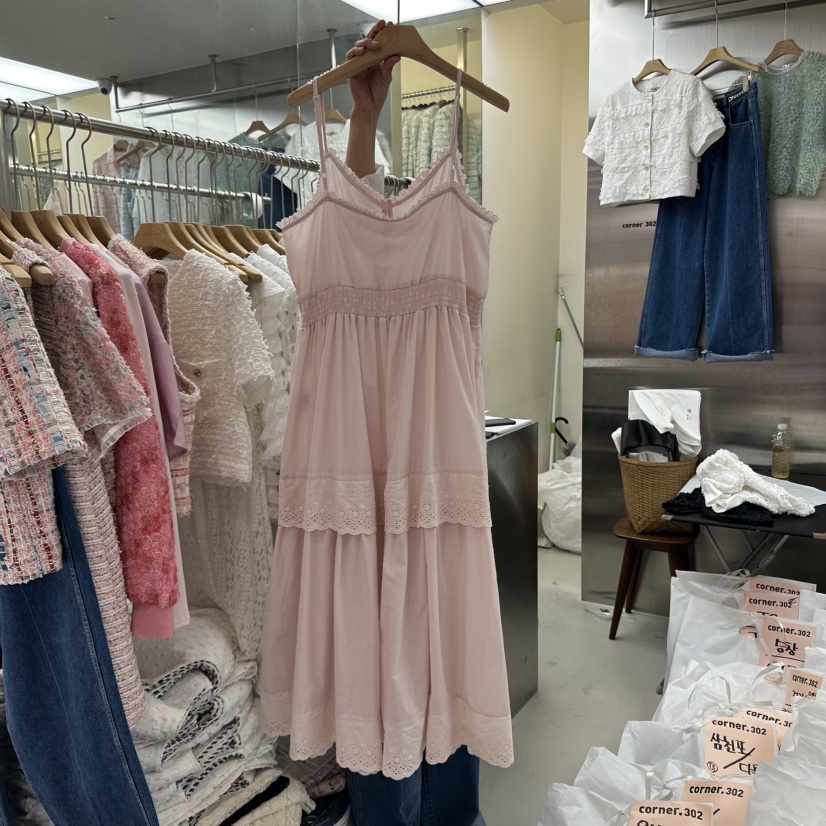 CORNER韓國㊣直郵東大門代購女裝新款休閑熱賣25春夏連衣裙CORNER.302連衣裙
