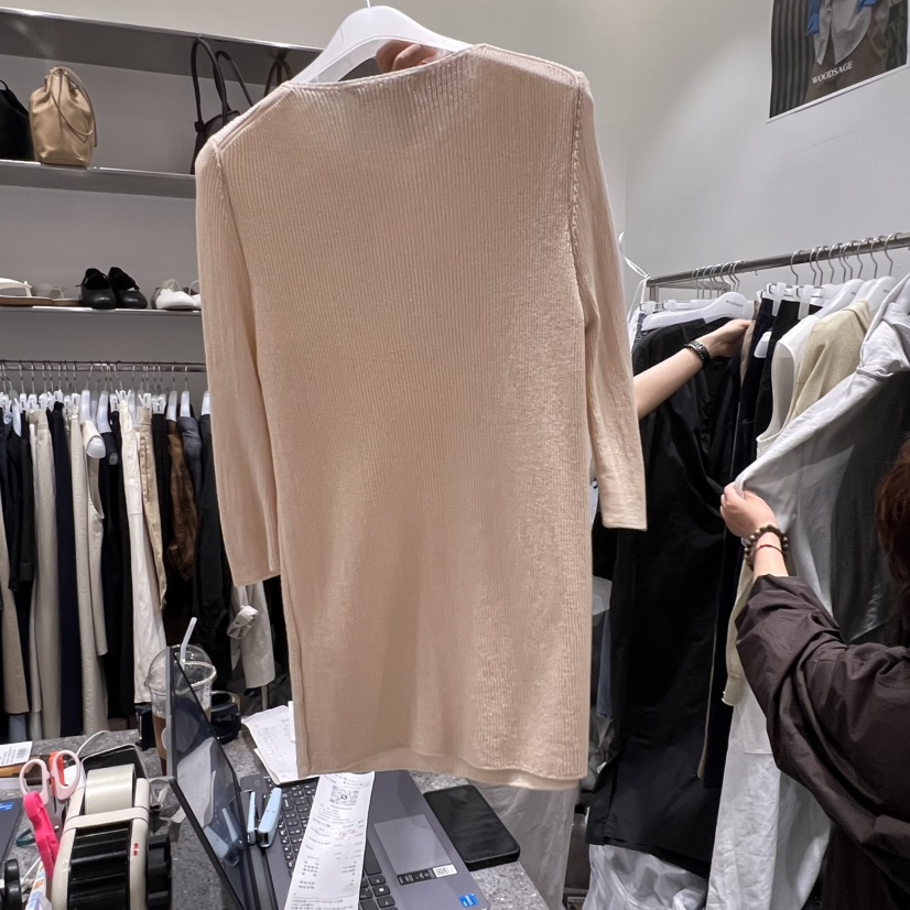 WOOD SAGE韓國直郵㊣女裝新款休閑25春夏推薦人氣時尚針織衫WOOD SAGE針織衫