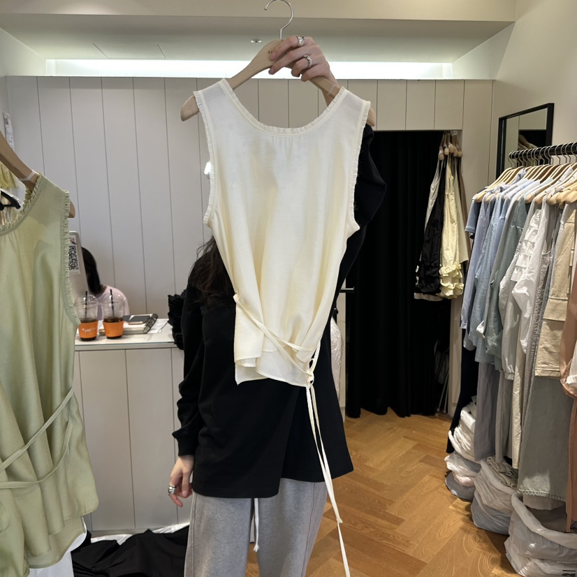 ARC韓國直郵㊣東大門實拍女裝新品推薦休閑時尚25春夏吊帶背心ARC EN CIEL吊帶/背心圖色2