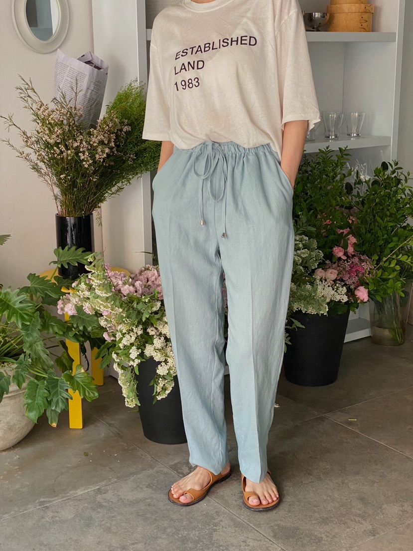 THE LOW韓國直郵㊣女裝新品人氣25春夏休閑推薦熱賣休閑褲THE LOW休閑褲