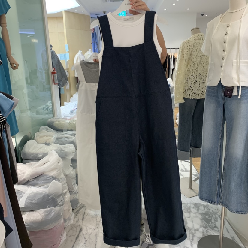 ALMOND韓國直郵㊣女裝新品休閑人氣熱賣時尚連體褲不含內搭ALMOND連體褲