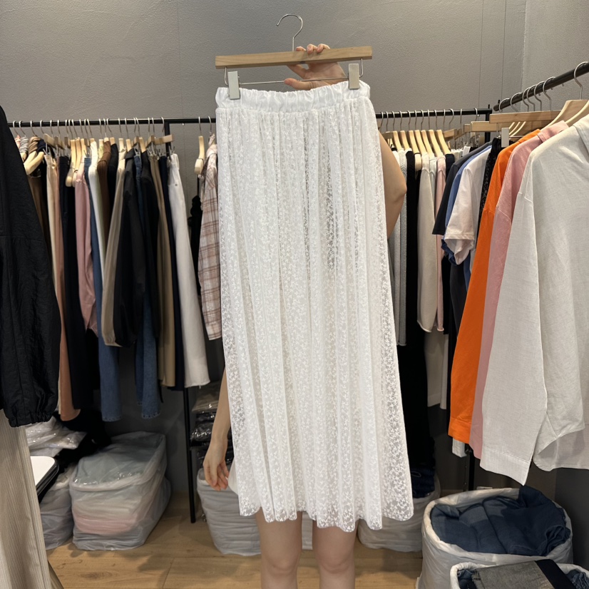 FLAMME TOIT韓國直郵㊣女裝新品時尚人氣推薦25春夏休閑長裙FLAMME TOIT長裙