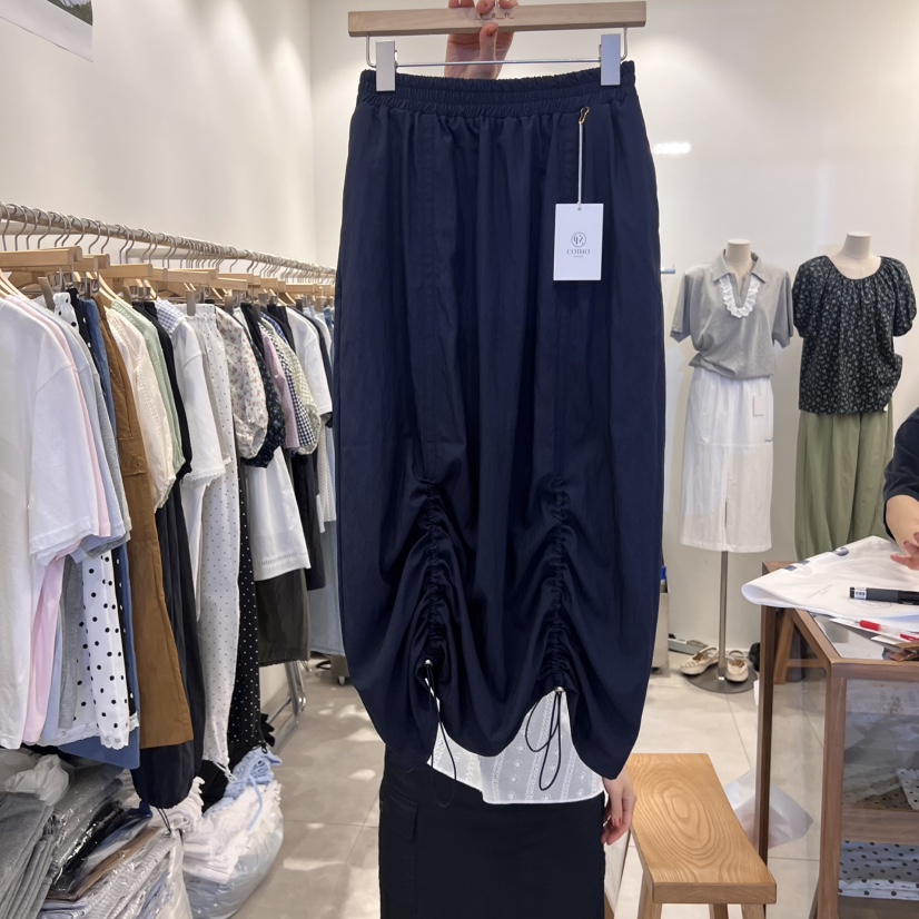 TAN&COMO韓國直郵㊣女裝新品時尚熱賣休閑半身裙中短裙tan-COMO半身裙/中短裙圖色2