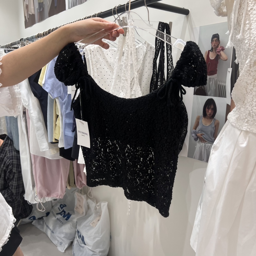 YUNBAL韓國直郵㊣東大門實拍女裝新品25春夏休閑熱賣推薦T恤YUNBALT恤圖色2