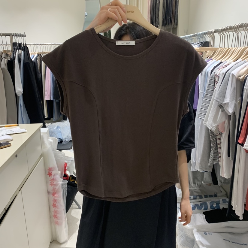 NAVYBURST韓國㊣直郵東大門代購女裝新品熱賣人氣時尚25春夏T恤NAVY BURSTT恤圖色2
