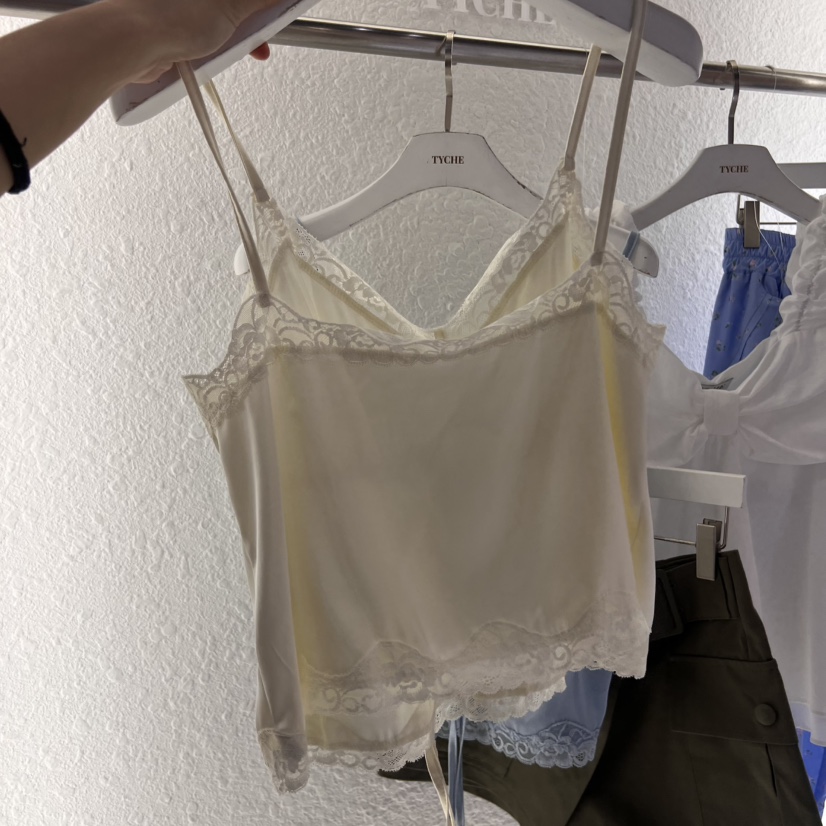 TYCHE韓國直郵㊣女裝新款推薦人氣25春夏時尚熱賣吊帶背心蕾絲TYCHE吊帶/背心