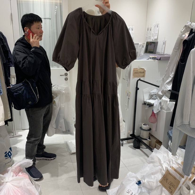 MONDAY TO SUNDAY直郵韓國代購㊣女裝新品人氣時尚連衣裙MONDAY TO SUNDAY連衣裙圖色2