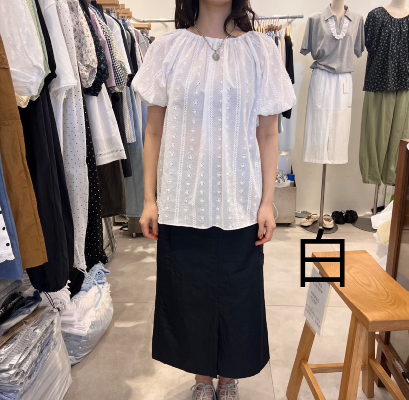 TAN&COMO韓國㊣直郵東大門代購女裝新款25春夏襯衫蕾絲衫刺繡tan-COMO襯衫/蕾絲衫圖色4