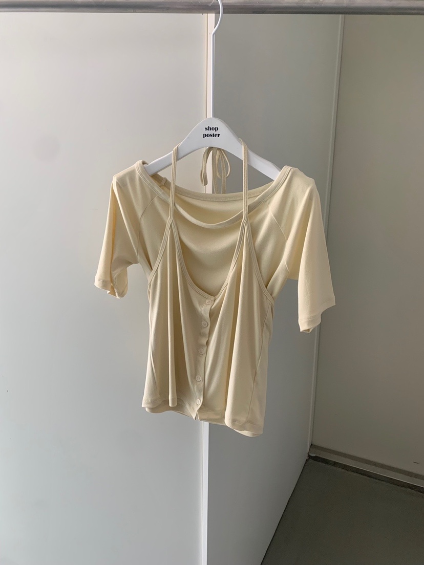 SHOP POSTER韓國直郵㊣東大門實拍女裝新品25春夏套裝套裝SHOP_POSTER套裝圖色2