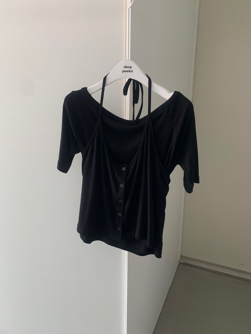 SHOP POSTER韓國直郵㊣東大門實拍女裝新品25春夏套裝套裝SHOP_POSTER套裝圖色4