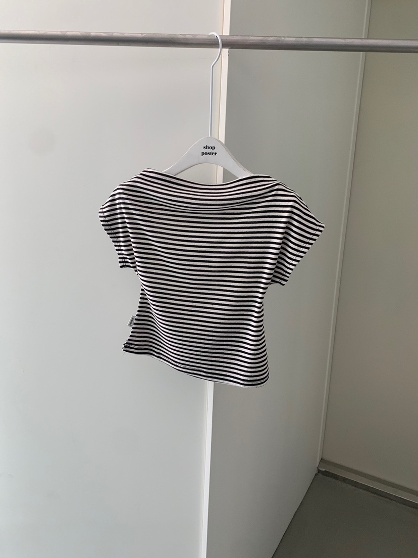 SHOP POSTER韓國直郵㊣東大門實拍女裝新品25春夏熱賣休閑T恤SHOP_POSTERT恤