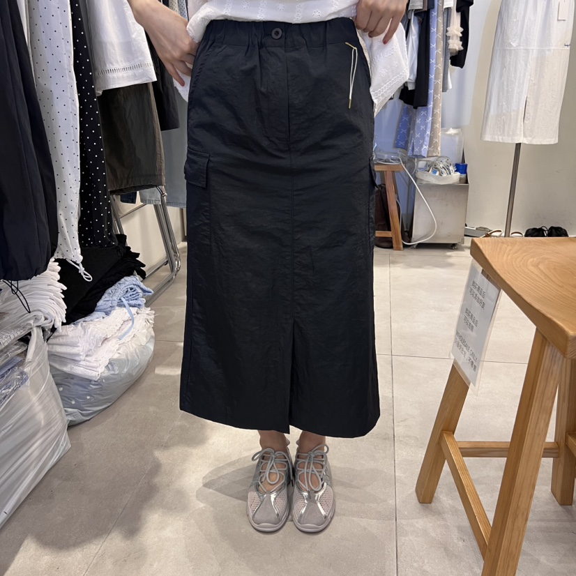 TAN&COMO韓國直郵㊣女裝新品時尚25春夏推薦休閑熱賣長裙tan-COMO長裙圖色3
