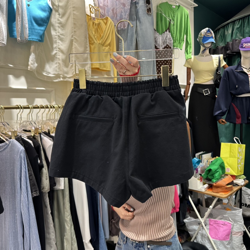 3COLOR韓國㊣直郵東大門代購女裝新品熱賣短褲不含腰帶棉質Three color短褲