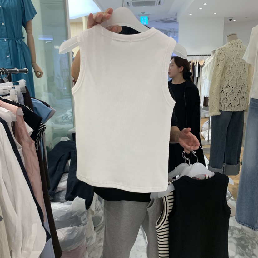ALMOND韓國直郵㊣東大門實拍女裝新品推薦25春夏熱賣吊帶背心ALMOND吊帶/背心