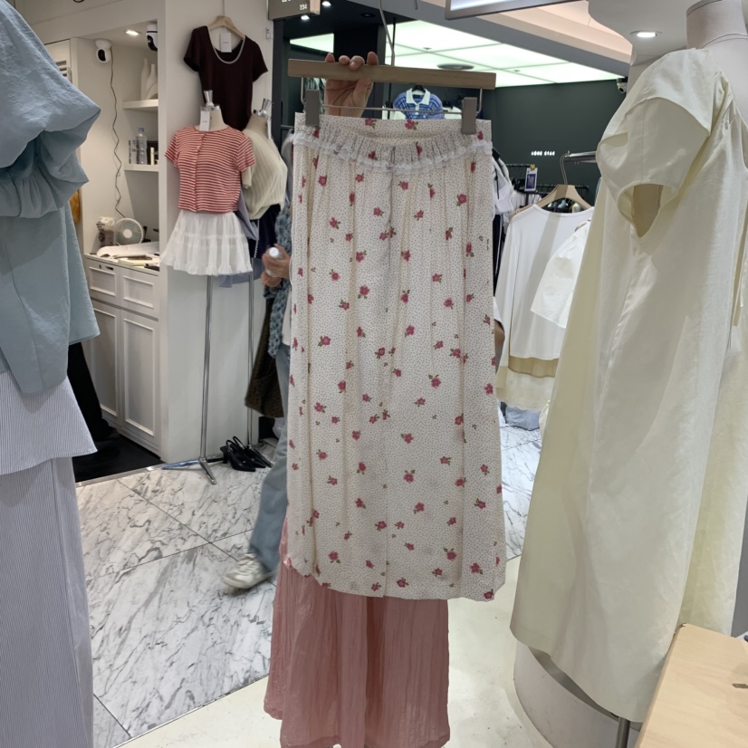 FRILL韓國㊣直郵東大門代購女裝新品熱賣推薦休閑半身裙中短裙FRILL半身裙/中短裙