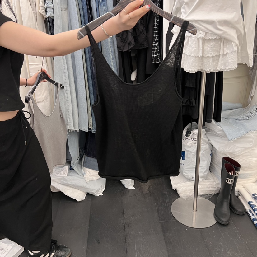 VIRKIN直郵韓國代購㊣女裝新款休閑時尚人氣推薦熱賣吊帶背心VIRKIN吊帶/背心圖色4