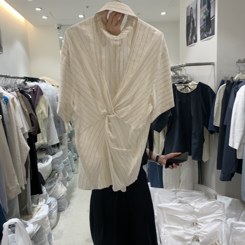 THE REST韓國㊣直郵東大門代購女裝新品25春夏熱賣襯衫蕾絲衫THE REST/UNNOEUD襯衫/蕾絲衫
