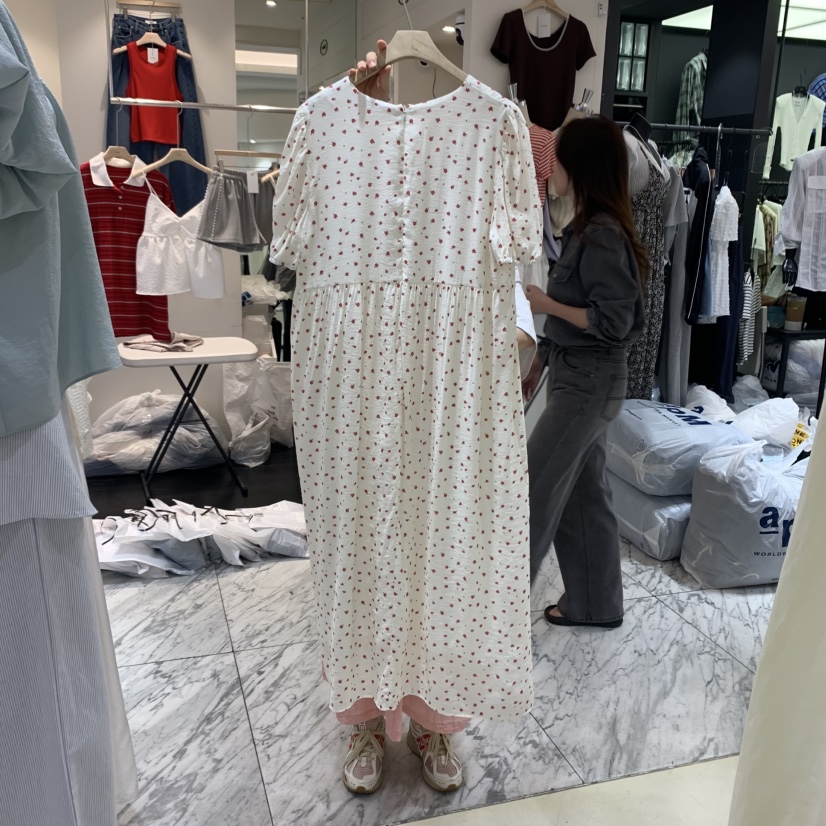 FRILL韓國㊣直郵東大門代購女裝新品熱賣25春夏人氣推薦連衣裙FRILL連衣裙