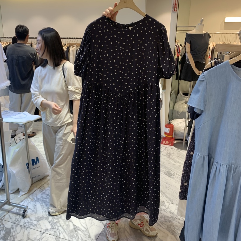 FRILL韓國㊣直郵東大門代購女裝新品熱賣25春夏人氣推薦連衣裙FRILL連衣裙圖色2