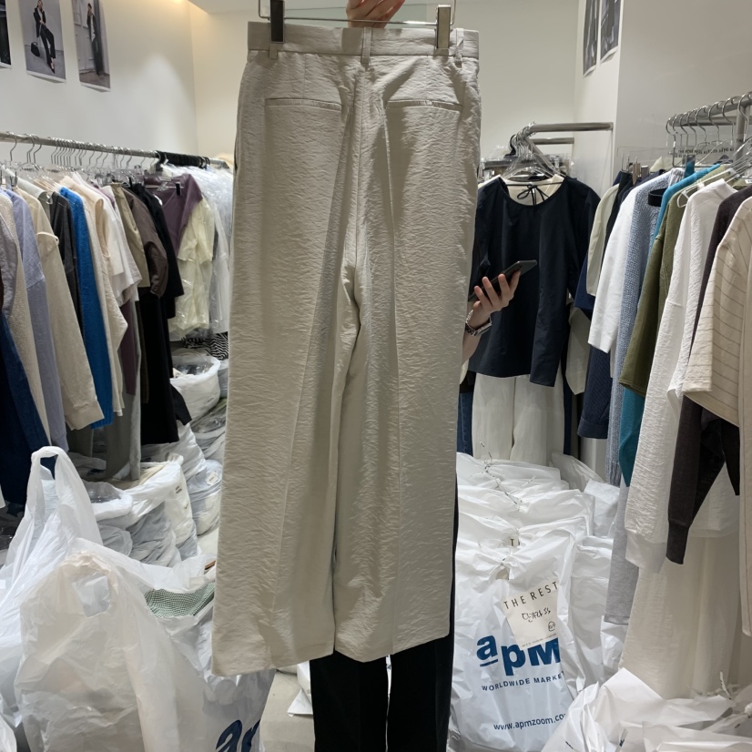 THE REST韓國㊣直郵東大門代購女裝新款25春夏休閑熱賣休閑褲THE REST/UNNOEUD休閑褲