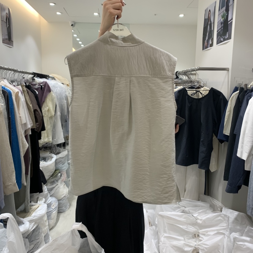 THE REST韓國直郵㊣東大門實拍女裝新品熱賣休閑襯衫蕾絲衫THE REST/UNNOEUD襯衫/蕾絲衫