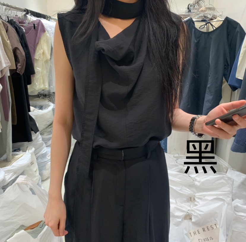 THE REST韓國直郵㊣東大門實拍女裝新品熱賣休閑襯衫蕾絲衫THE REST/UNNOEUD襯衫/蕾絲衫圖色2