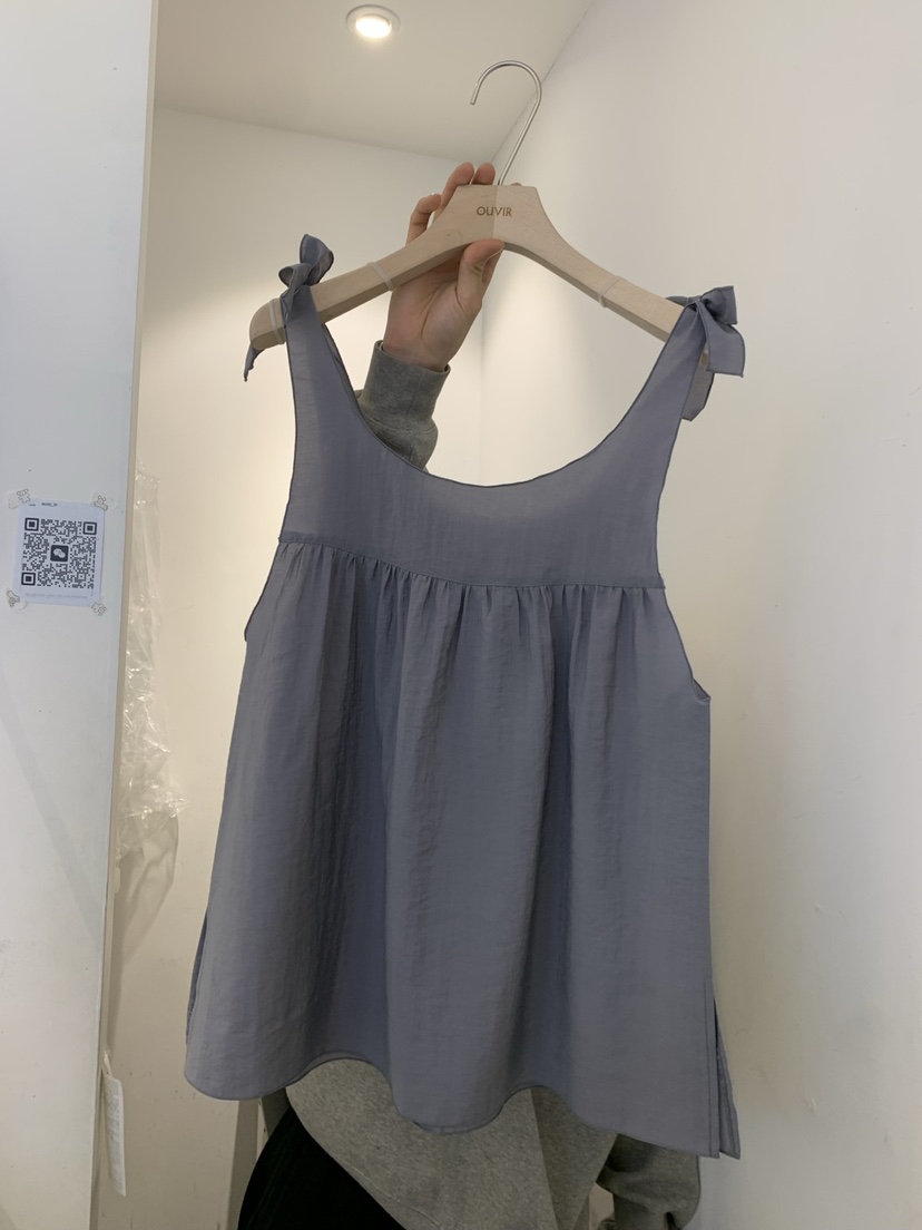OUVIR韓國㊣直郵東大門代購女裝新品25春夏推薦休閑襯衫蕾絲衫O.V.R/OUVIR襯衫/蕾絲衫圖色2
