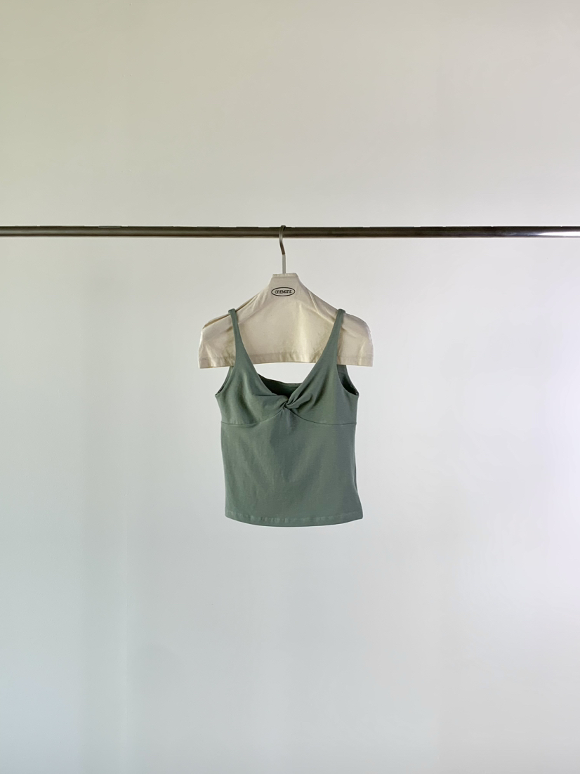 ONE MONE韓國直郵㊣女裝新品人氣熱賣時尚25春夏休閑吊帶背心ONE MONE吊帶/背心