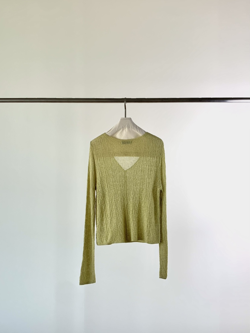 ONE MONE韓國直郵㊣東大門實拍女裝新品時尚25春夏長袖T恤ONE MONE長袖T恤圖色3