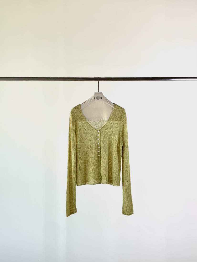 ONE MONE韓國直郵㊣東大門實拍女裝新品時尚25春夏長袖T恤ONE MONE長袖T恤圖色4