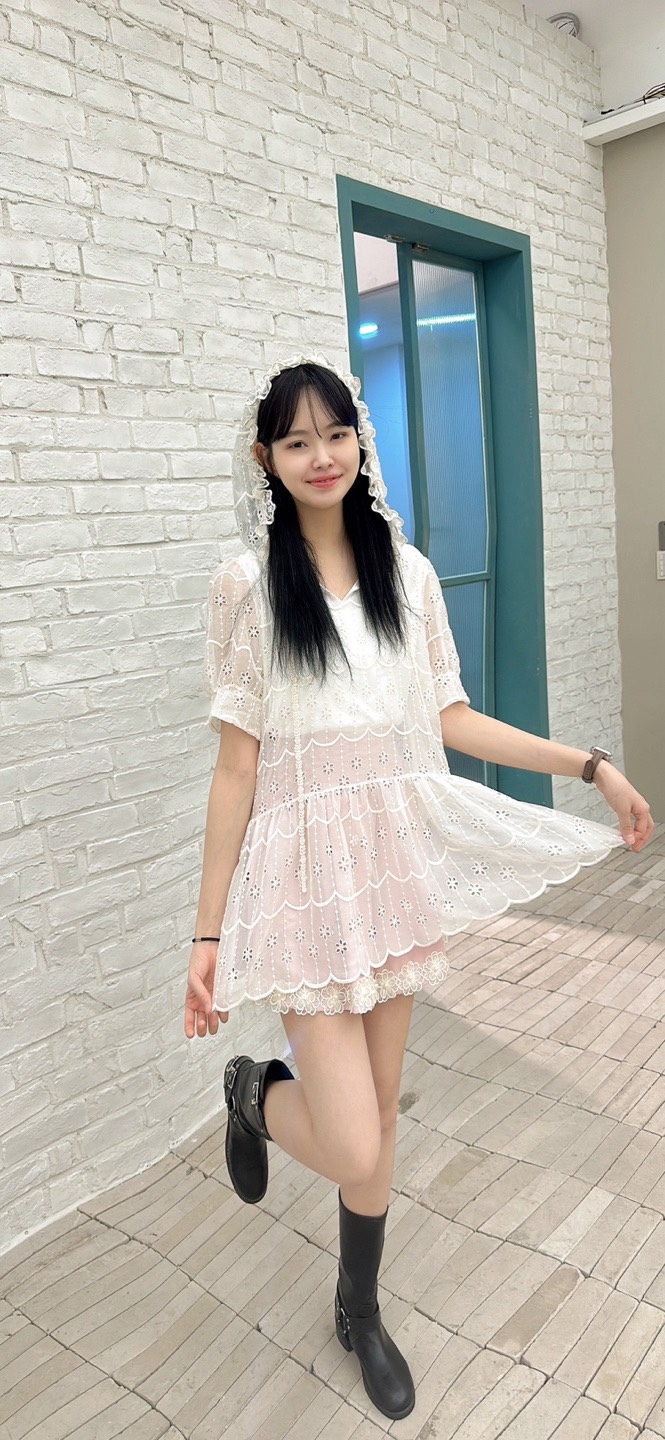 YARD直郵韓國代購㊣女裝新品休閑推薦時尚襯衫蕾絲衫刺繡連帽YARD襯衫/蕾絲衫