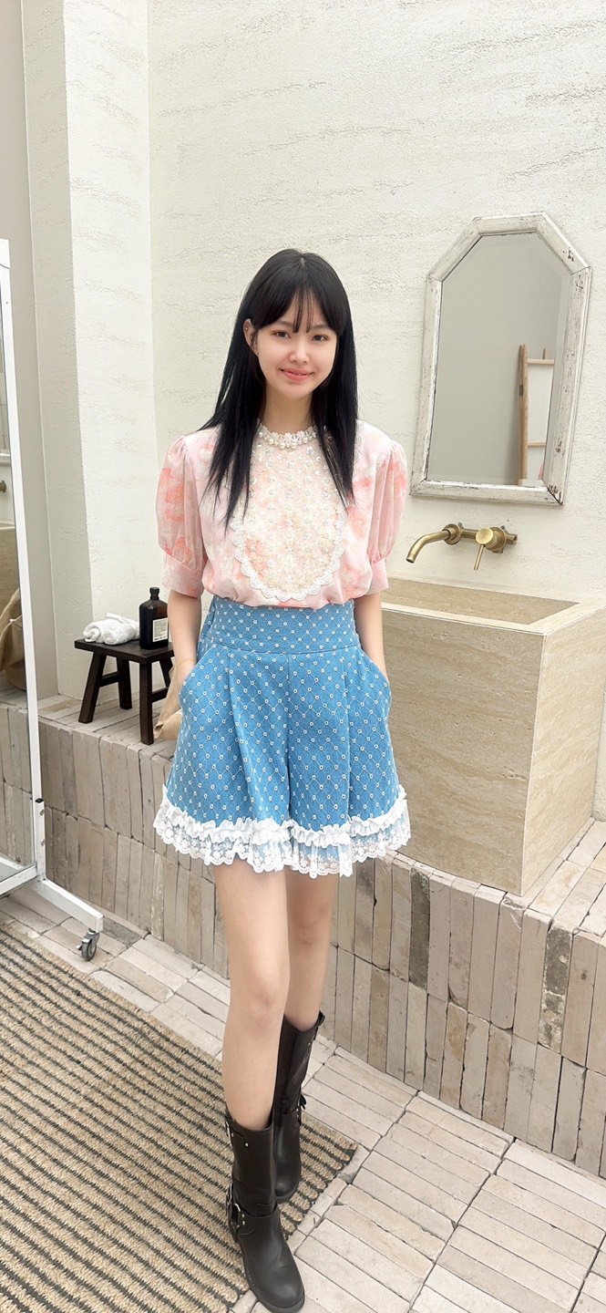 YARD韓國㊣直郵東大門代購女裝新品休閑人氣時尚襯衫蕾絲衫YARD襯衫/蕾絲衫
