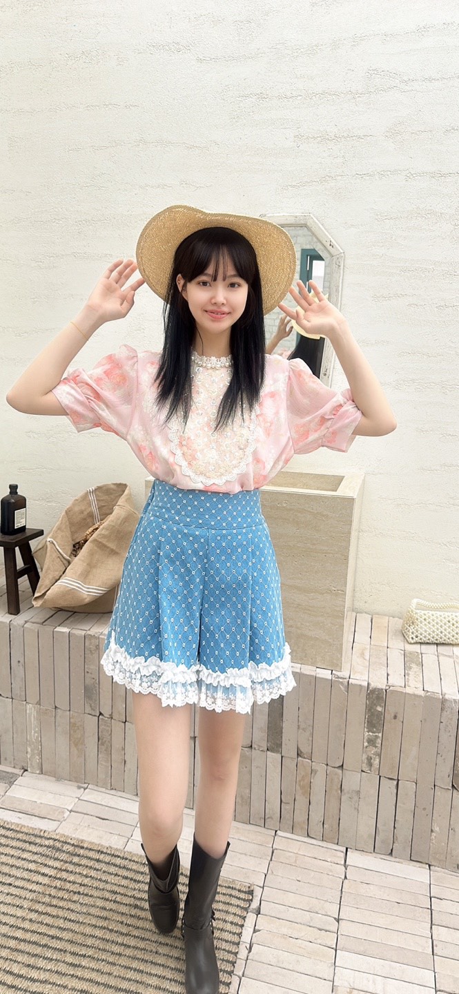 YARD韓國㊣直郵東大門代購女裝新品休閑人氣時尚襯衫蕾絲衫YARD襯衫/蕾絲衫