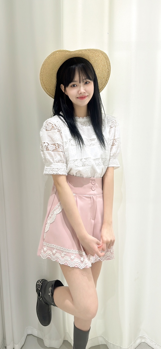YARD直郵韓國代購㊣女裝新款推薦休閑25春夏時尚襯衫蕾絲衫YARD襯衫/蕾絲衫