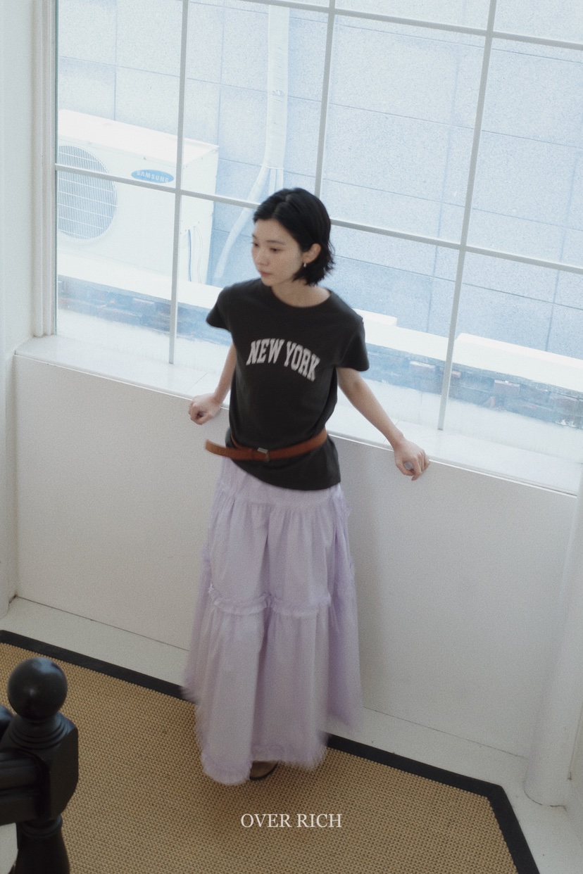 OVER RICH韓國直郵㊣東大門實拍女裝新款25春夏熱賣推薦T恤OVER RICHT恤