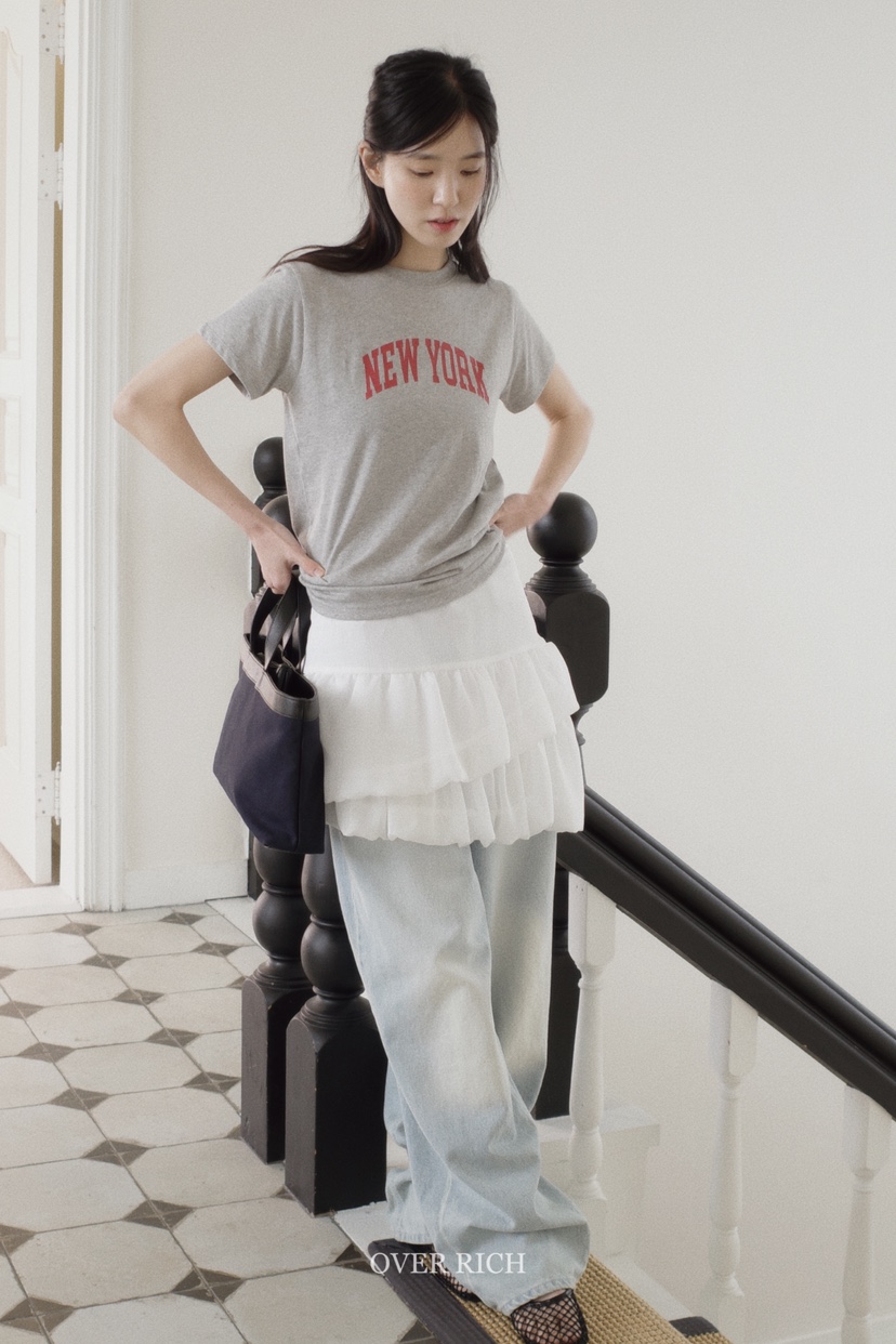 OVER RICH韓國直郵㊣東大門實拍女裝新款25春夏熱賣推薦T恤OVER RICHT恤