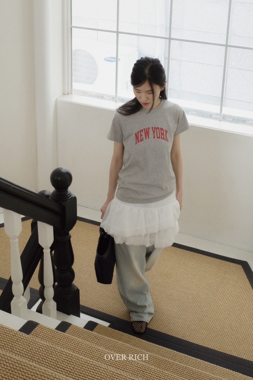 OVER RICH韓國直郵㊣東大門實拍女裝新款25春夏熱賣推薦T恤OVER RICHT恤