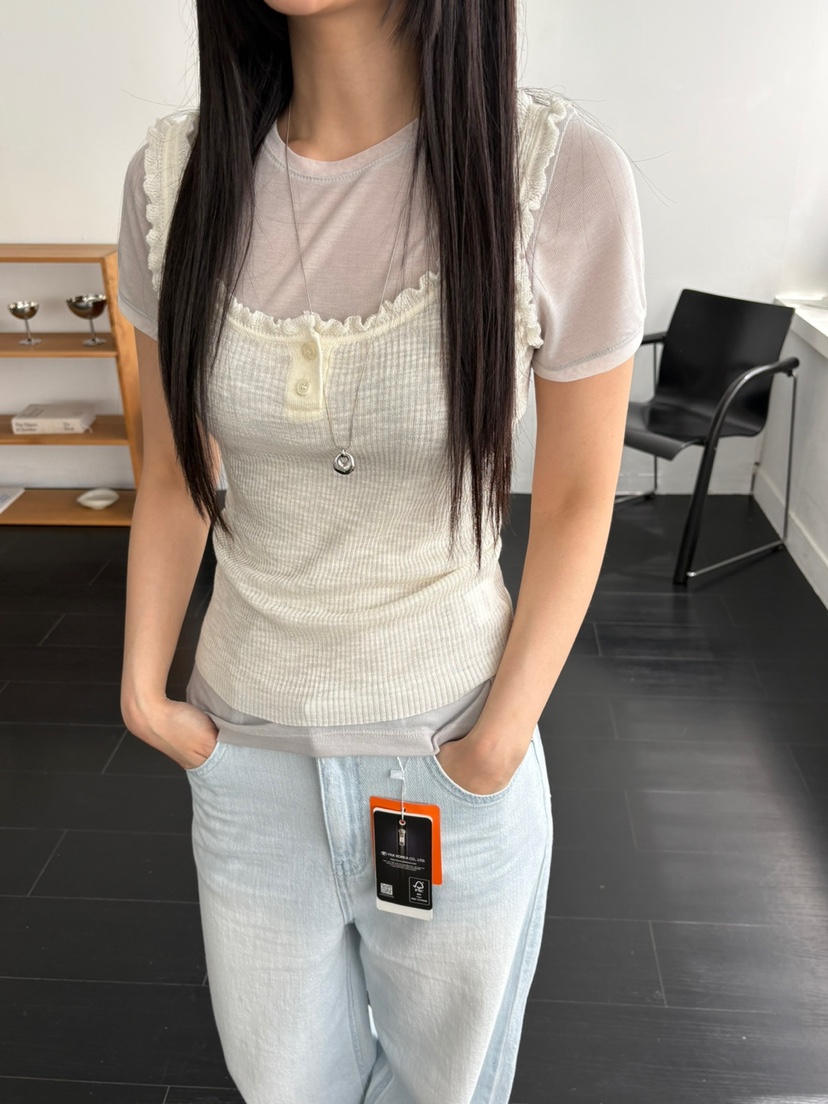 Verbena韓國㊣直郵東大門代購女裝新款時尚人氣熱賣吊帶背心Verbena吊帶/背心