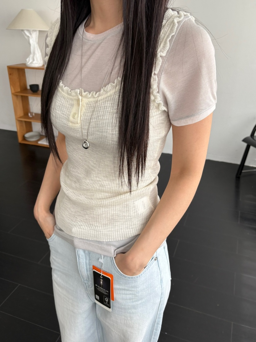 Verbena韓國㊣直郵東大門代購女裝新款時尚人氣熱賣吊帶背心Verbena吊帶/背心