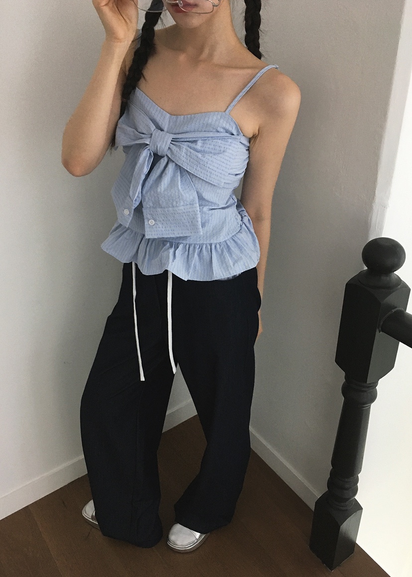 CLODE直郵韓國代購㊣女裝新款時尚25春夏熱賣休閑推薦吊帶背心CLODE吊帶/背心