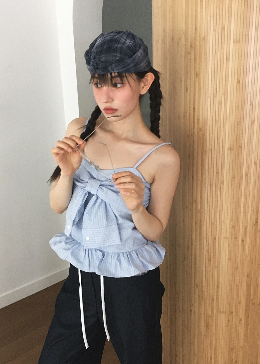 CLODE直郵韓國代購㊣女裝新款時尚25春夏熱賣休閑推薦吊帶背心CLODE吊帶/背心