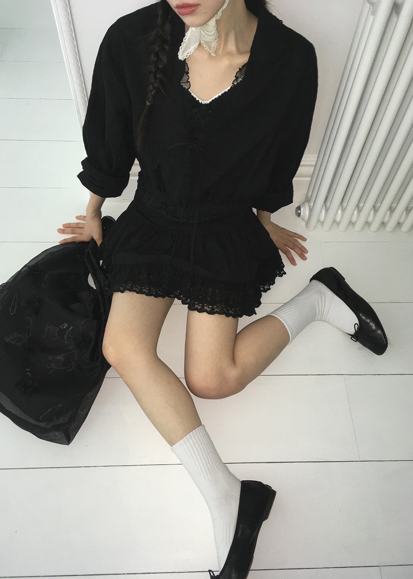CLODE韓國㊣直郵東大門代購女裝新款推薦熱賣25春夏襯衫蕾絲衫CLODE襯衫/蕾絲衫