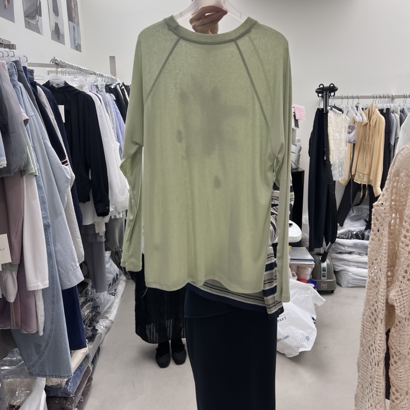SOLD OUT韓國㊣直郵東大門代購女裝新款休閑人氣25春夏長袖T恤SOLD OUT長袖T恤