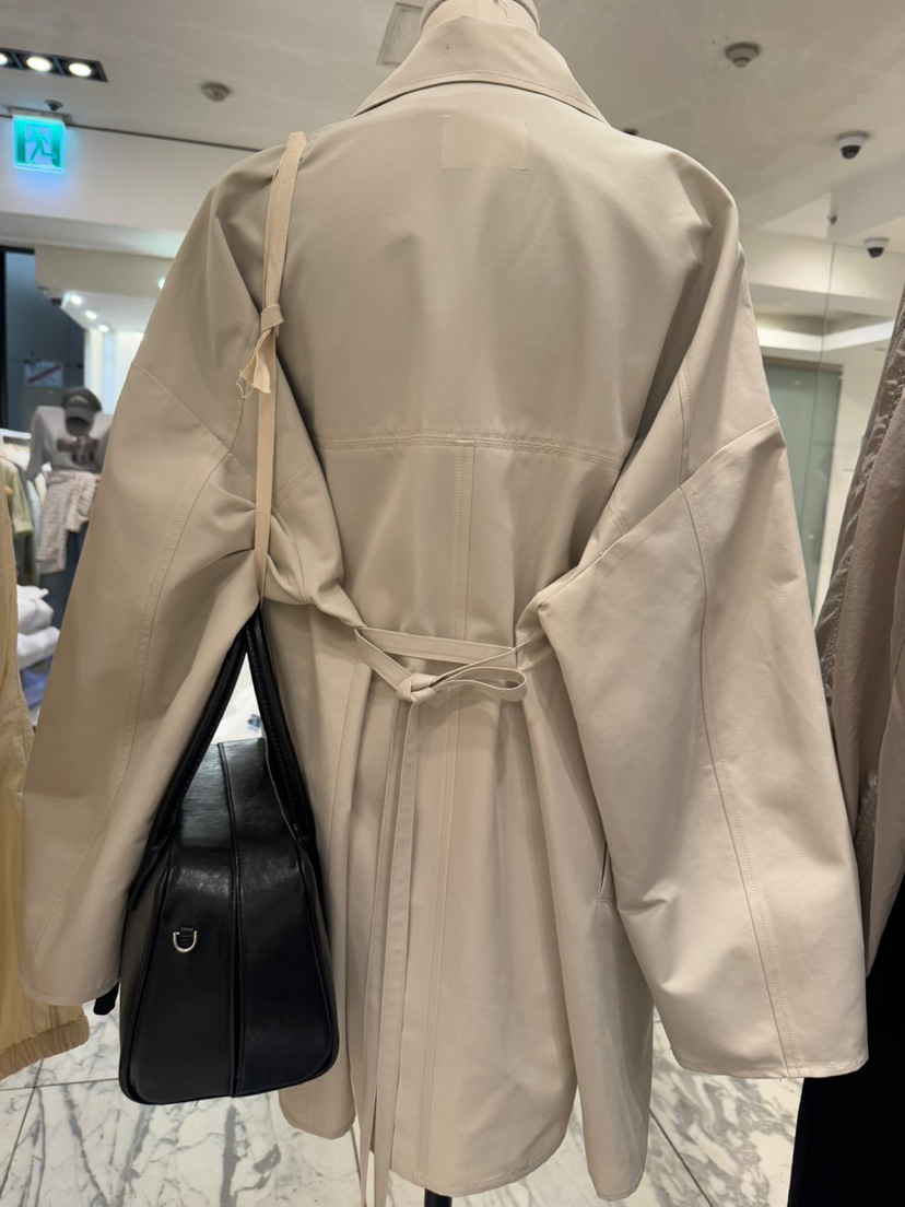 LMT(SAND LIMITED)韓國直郵㊣女裝新品25春夏長款風衣含腰繩LMT/SAND LIMITED長款風衣