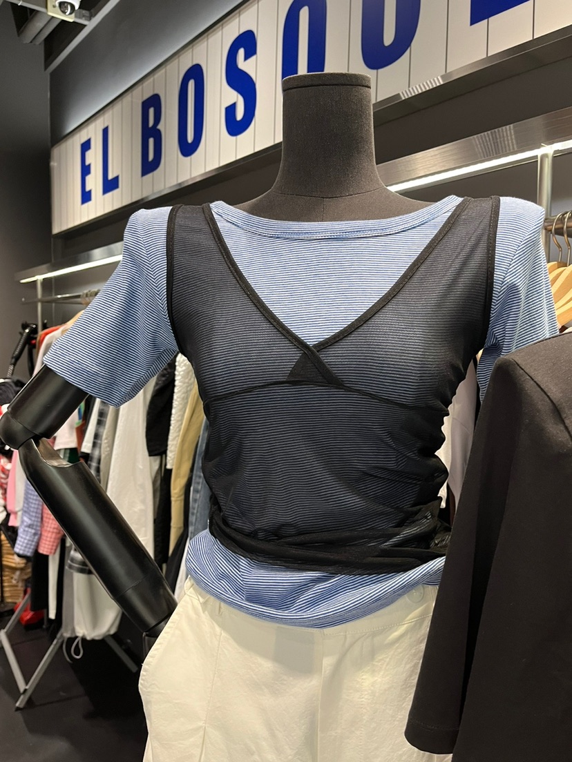 EL BOSQUE韓國直郵㊣東大門實拍女裝新品時尚熱賣吊帶背心EL BOSQUE吊帶/背心