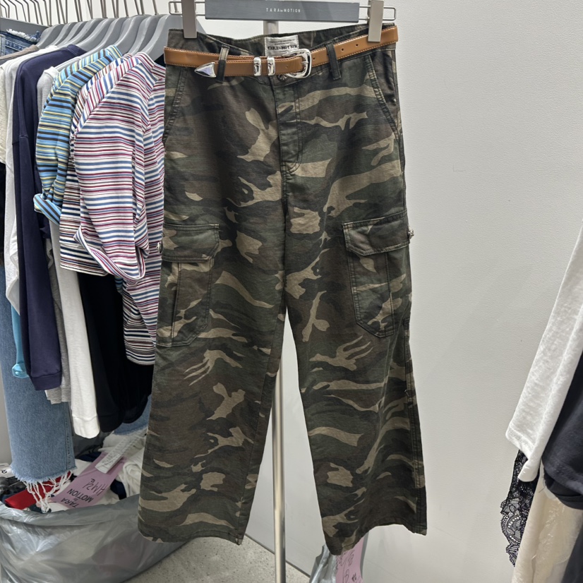 TARABY MOTION韓國直郵㊣女裝新品時尚熱賣休閑褲不含腰帶TARABY MOTION休閑褲